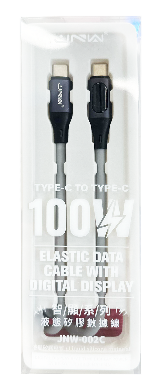 JNW Cable Silicone Display USB C-C 100W