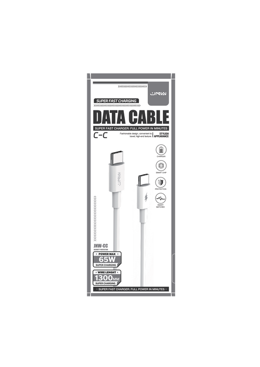 JNW Cable USB C-C 65W 1300mm