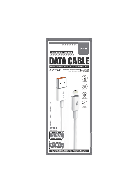 JNW Cable USB A-L 3.4A 1300mm